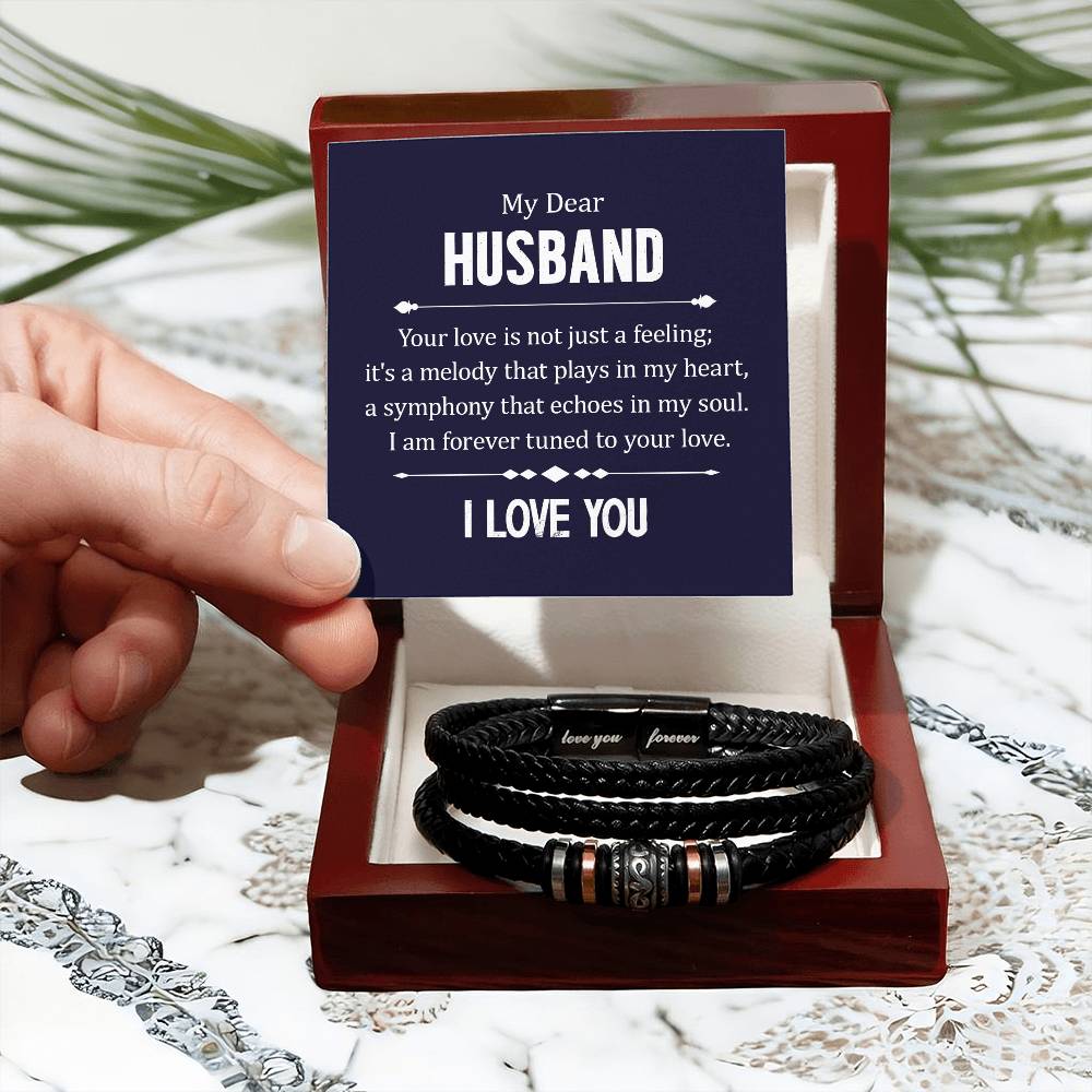 008 - TO HUSBAND FROM WIFE - LOVE YOU FOREVER BRACELET