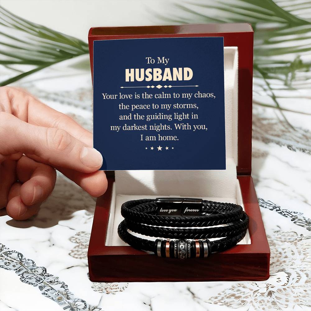009 - TO HUSBAND FROM WIFE - LOVE YOU FOREVER BRACELET