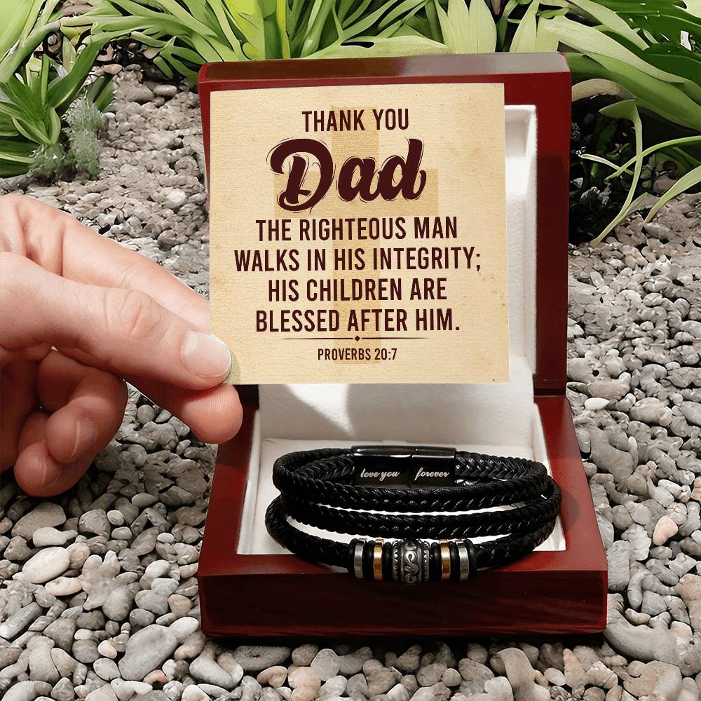 012 - TO DAD - LOVE YOU FOREVER BRACELET