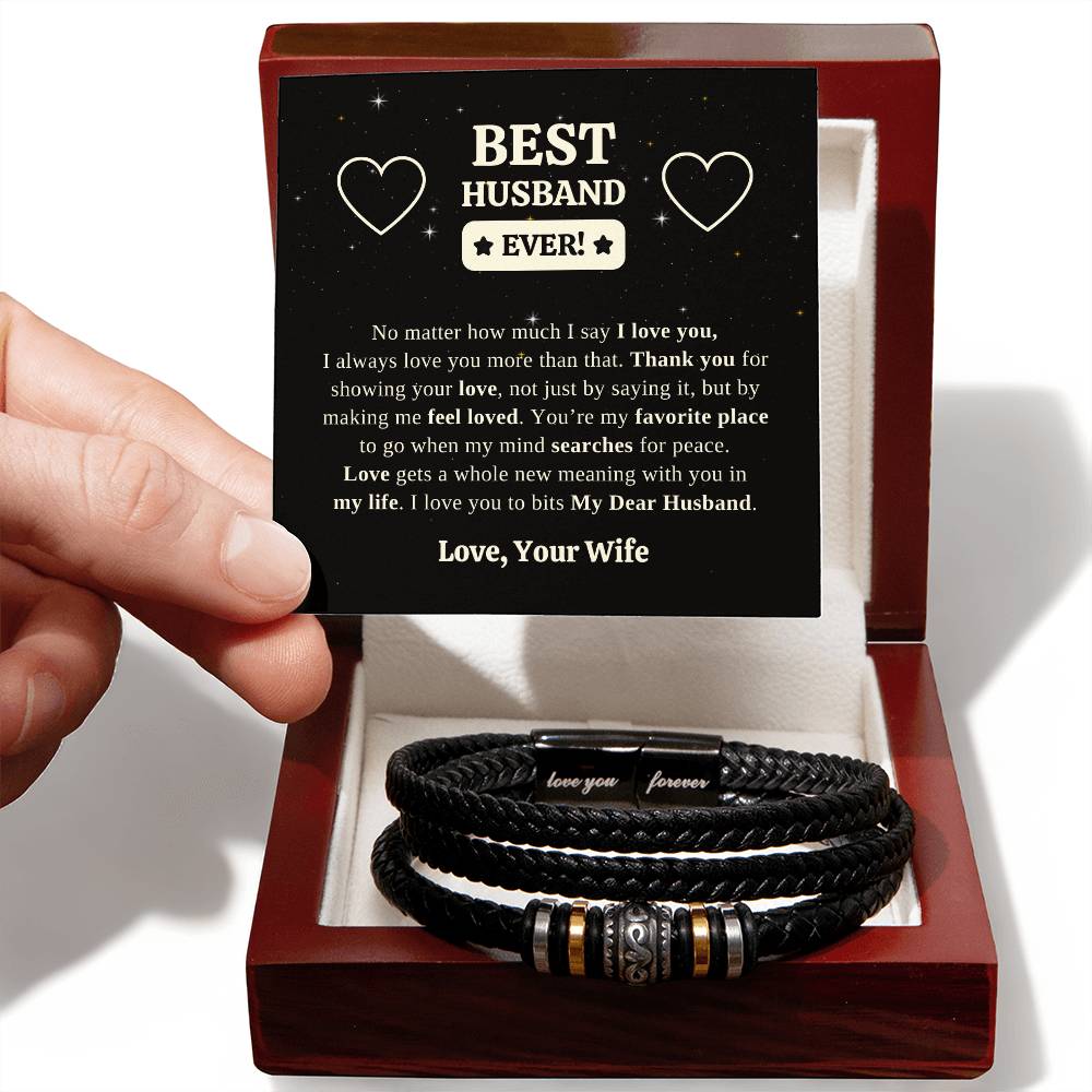 Husband Gifts - No matter how much I say I love you, I always love you more than that.