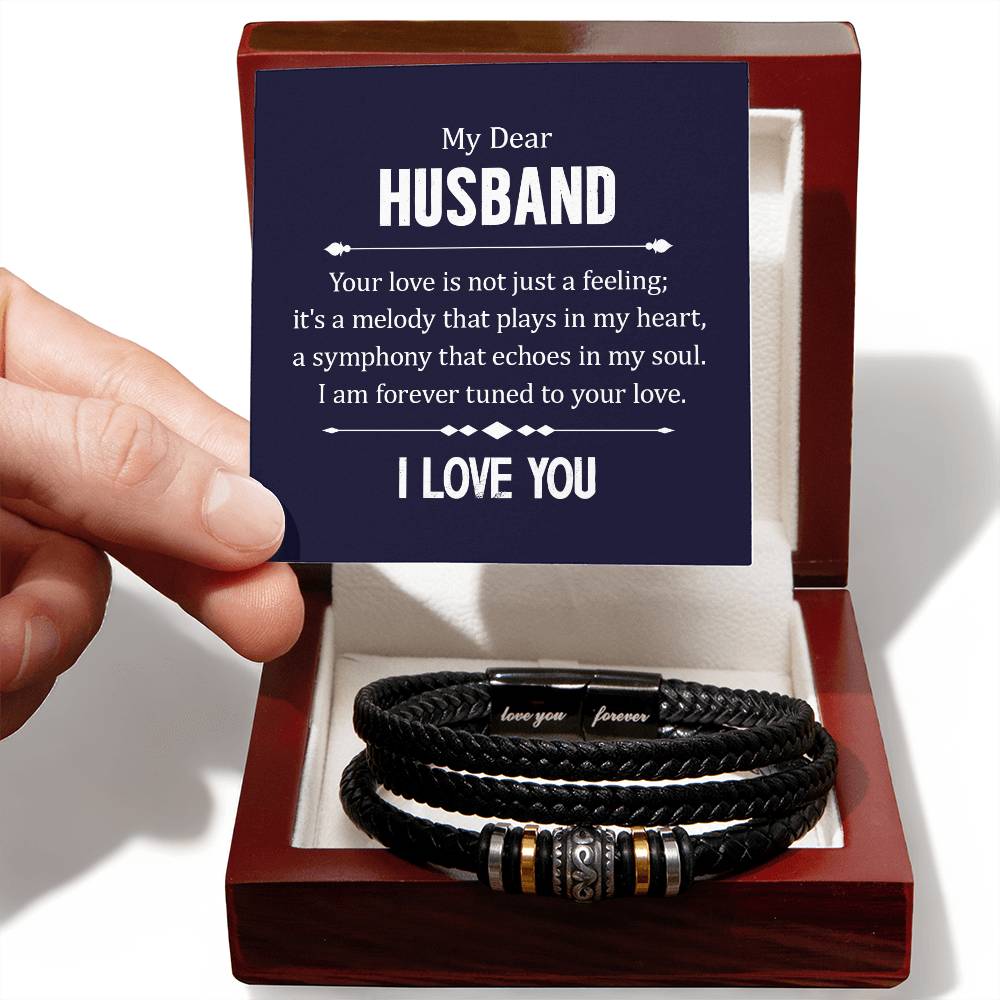 008 - TO HUSBAND FROM WIFE - LOVE YOU FOREVER BRACELET