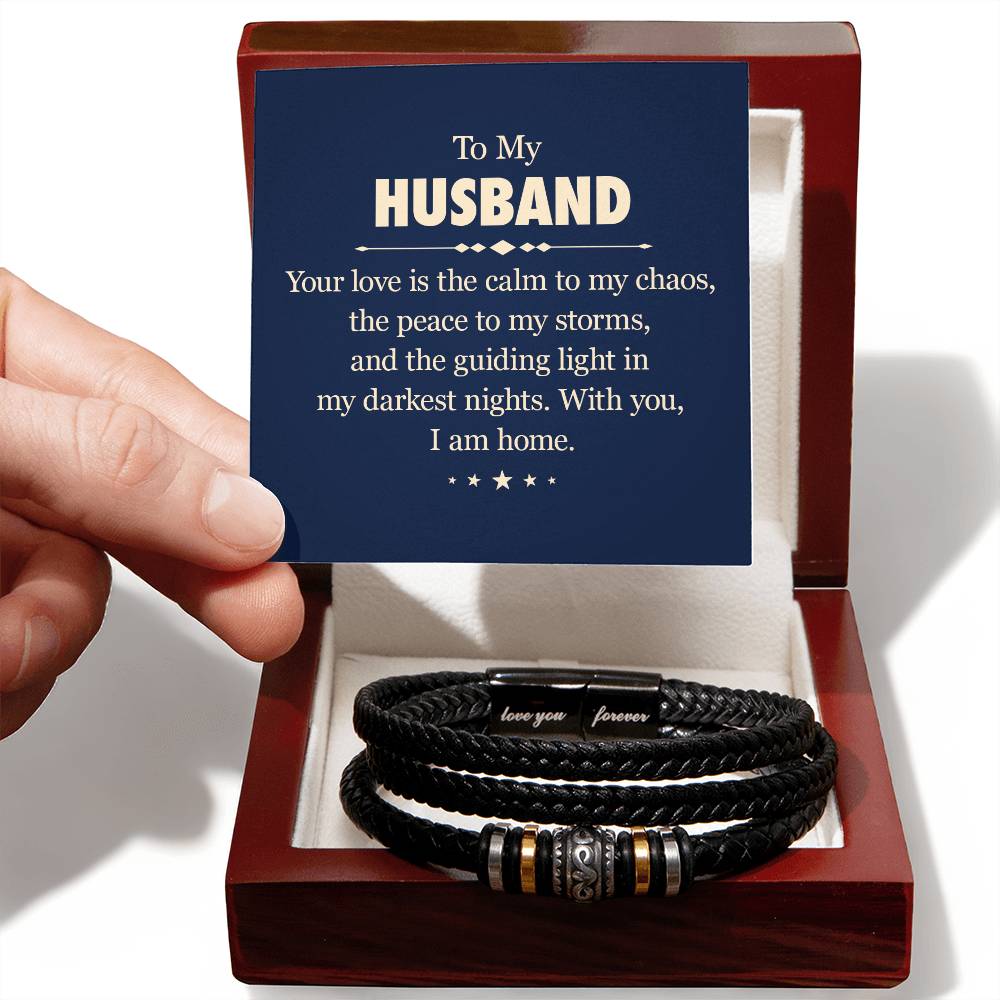 009 - TO HUSBAND FROM WIFE - LOVE YOU FOREVER BRACELET