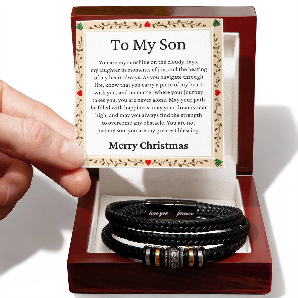 Christmas Gifts, Son Gifts, You Are Not Just My Son, You Are My Greatest Blessing, Love You Forever Bracelet