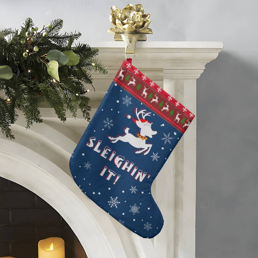 Giant Holiday Stocking, Sleighin It