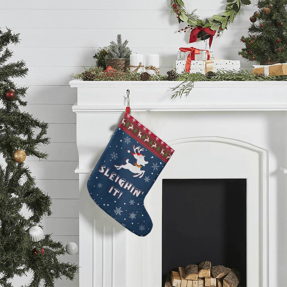 Giant Holiday Stocking, Sleighin It