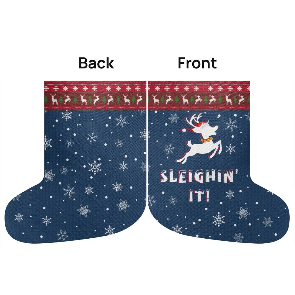 Giant Holiday Stocking, Sleighin It