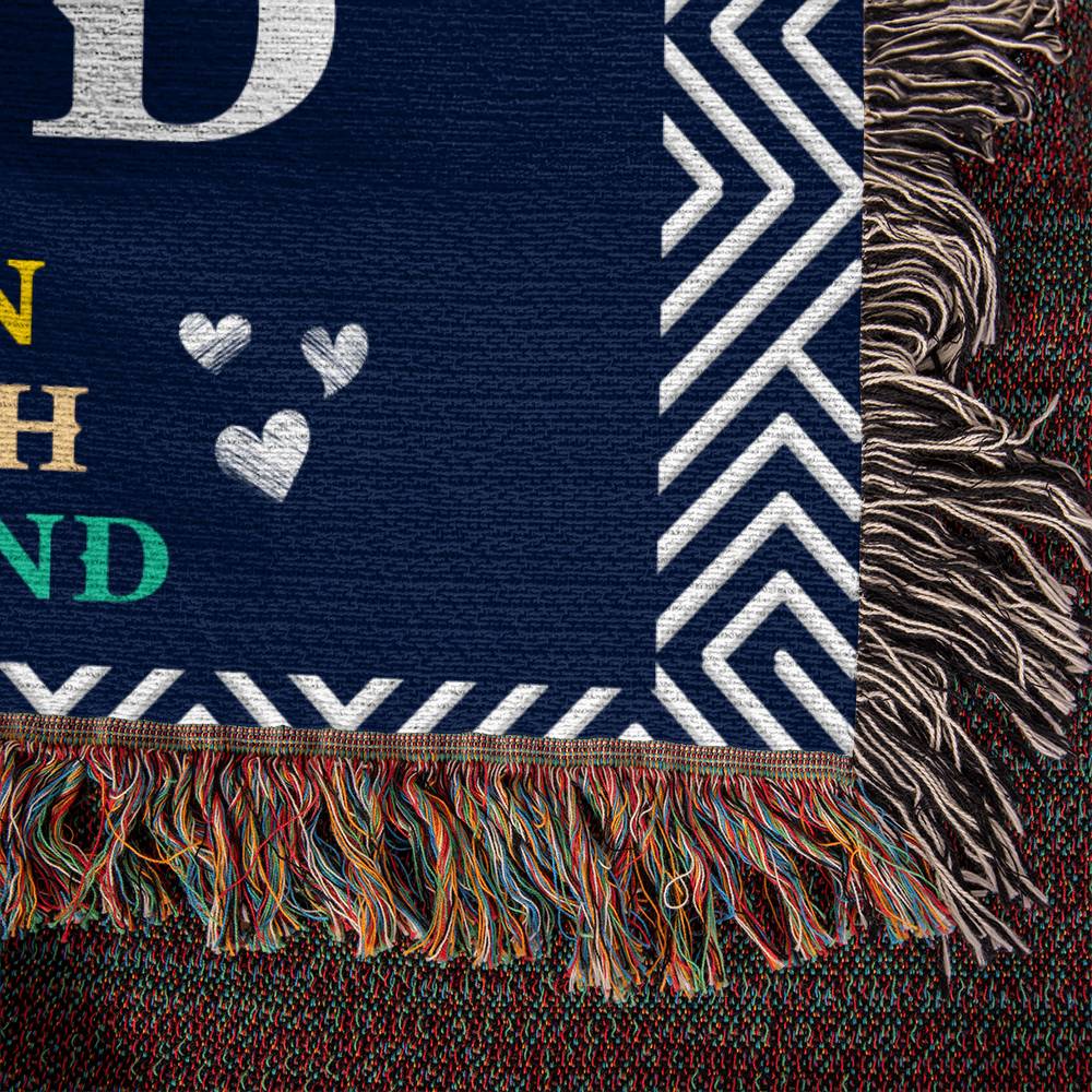 Heirloom Woven Blanket Landscape, Best Dad Ever