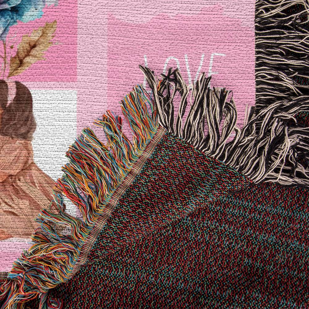 Heirloom Woven Blanket Landscape, To Daughter, World's Best Daughter