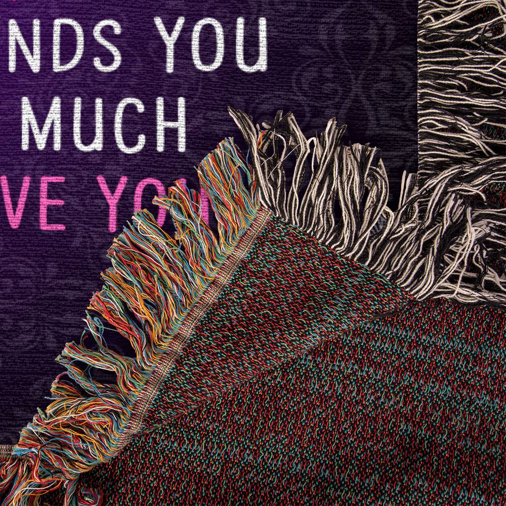 Heirloom Woven Blanket Landscape, To Mom, It Reminds You How Much We Love You