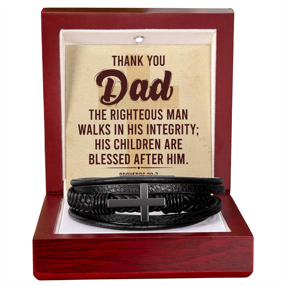 012 - TO DAD - MEN'S CROSS BRACELET