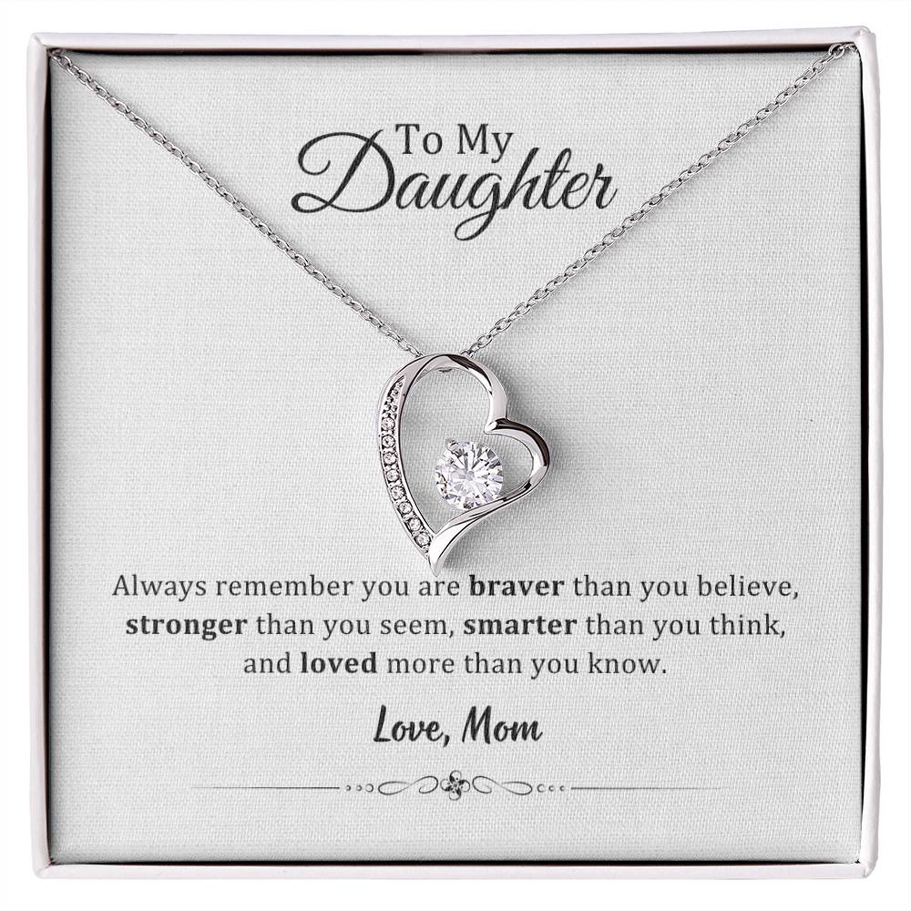 004 - TO DAUGHTER FROM MOM - FOREVER LOVE NECKLACE