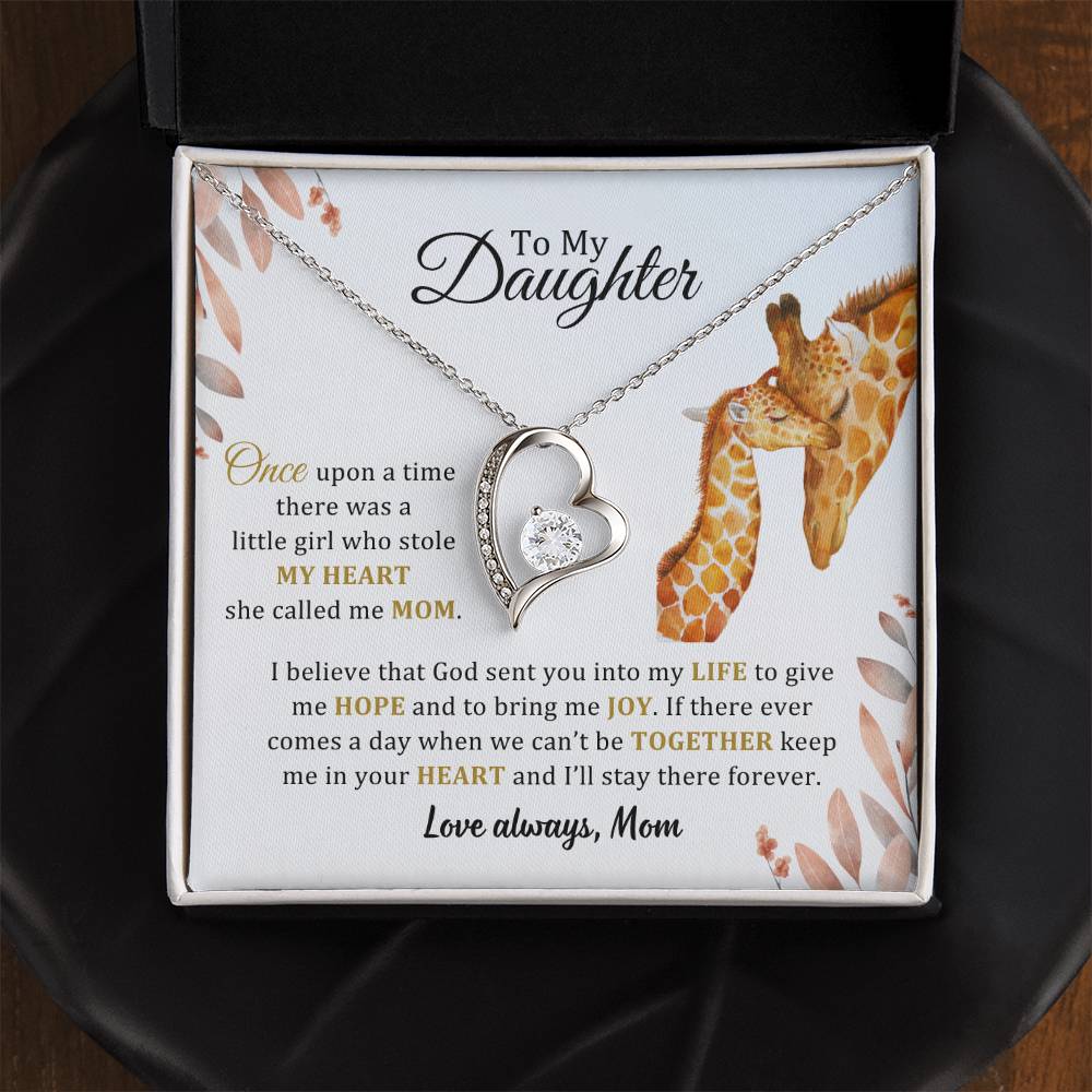 005 - TO DAUGHTER FROM MOM - FOREVER LOVE NECKLACE