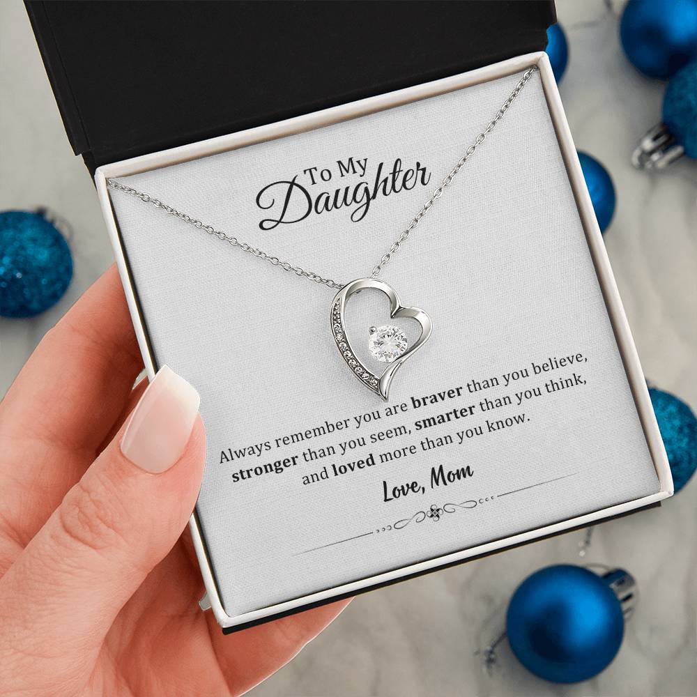 004 - TO DAUGHTER FROM MOM - FOREVER LOVE NECKLACE