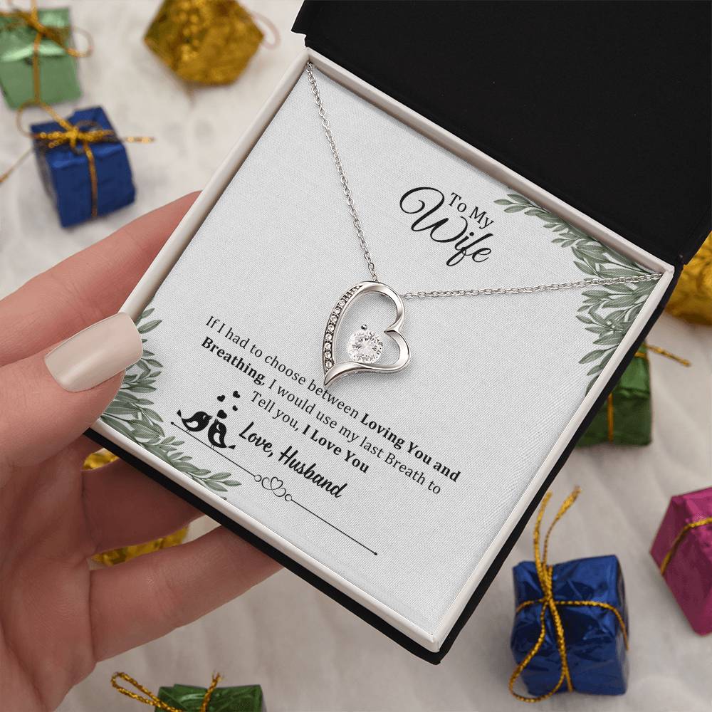 006 - TO WIFE FROM HUSBAND - FOREVER LOVE NECKLACE