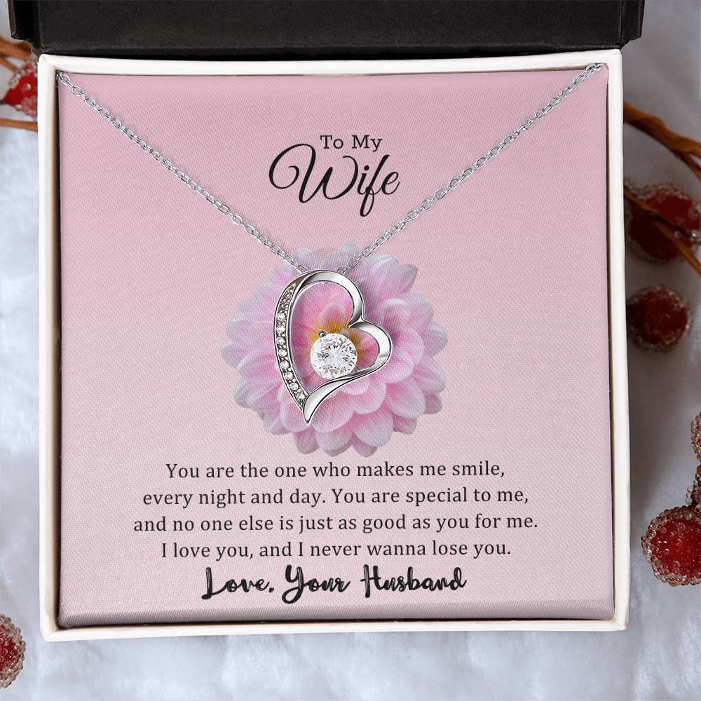 Wife Gifts - You are the one who makes me smile, every night and day.