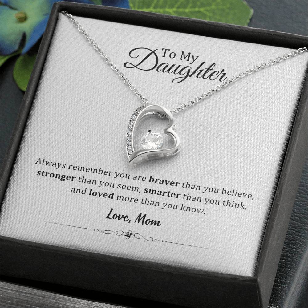 004 - TO DAUGHTER FROM MOM - FOREVER LOVE NECKLACE