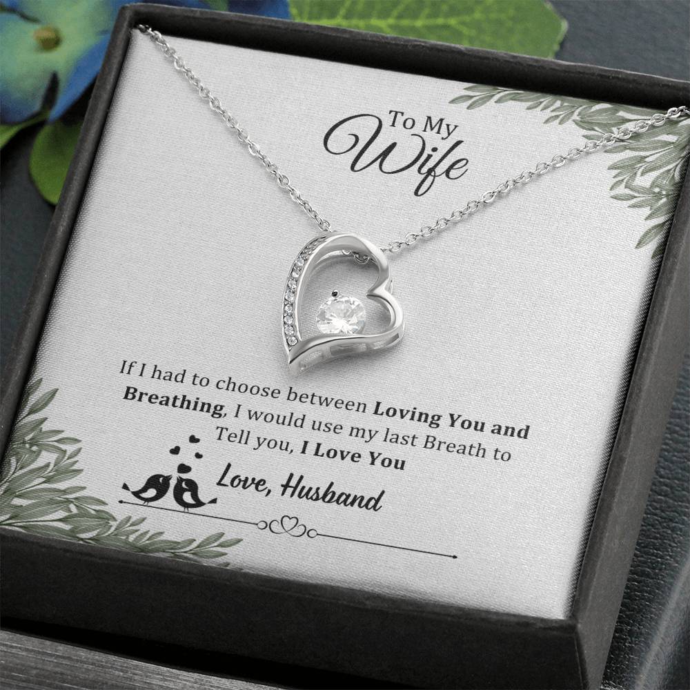 006 - TO WIFE FROM HUSBAND - FOREVER LOVE NECKLACE