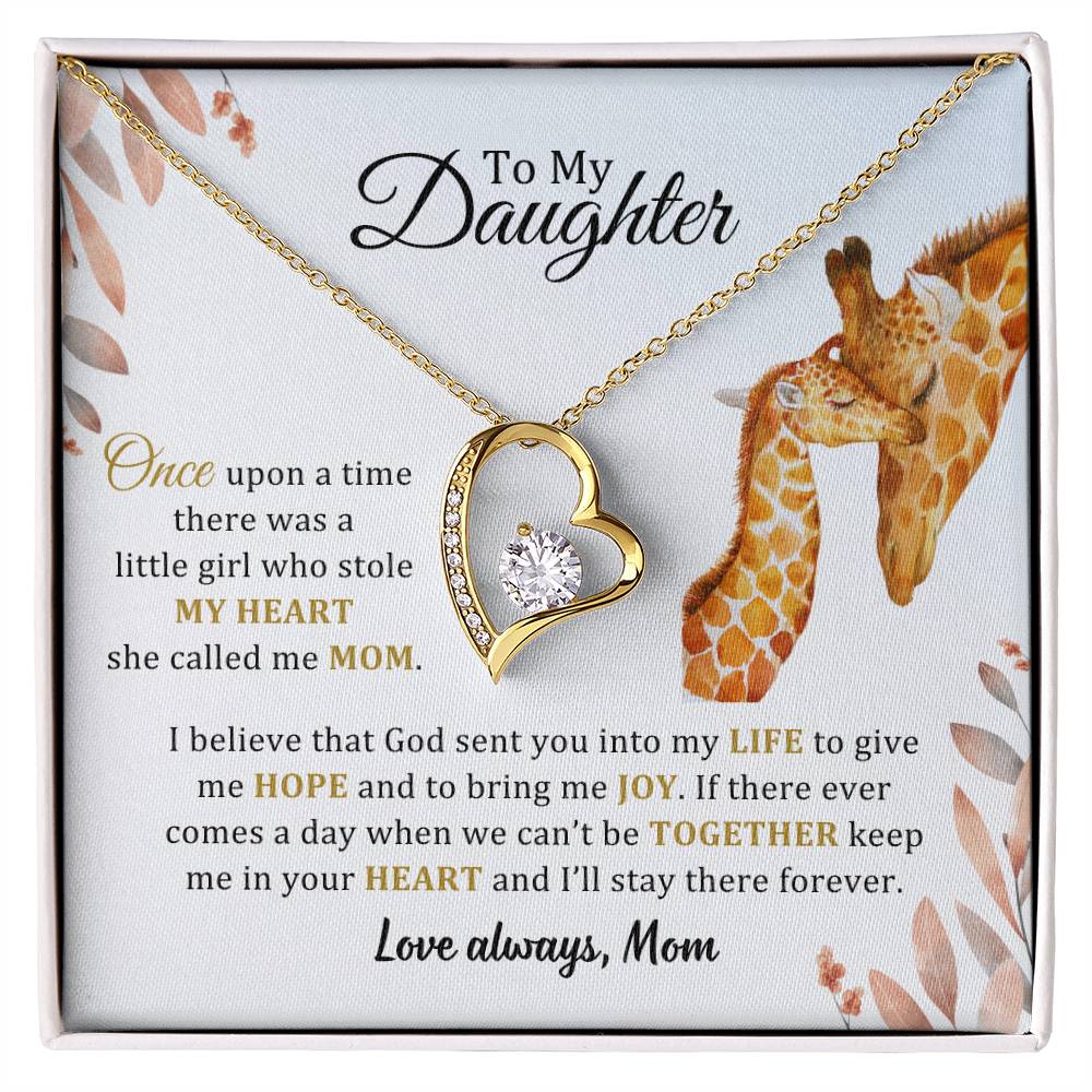 005 - TO DAUGHTER FROM MOM - FOREVER LOVE NECKLACE