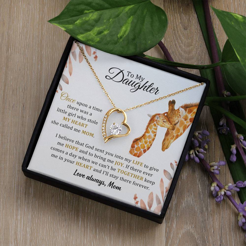 005 - TO DAUGHTER FROM MOM - FOREVER LOVE NECKLACE