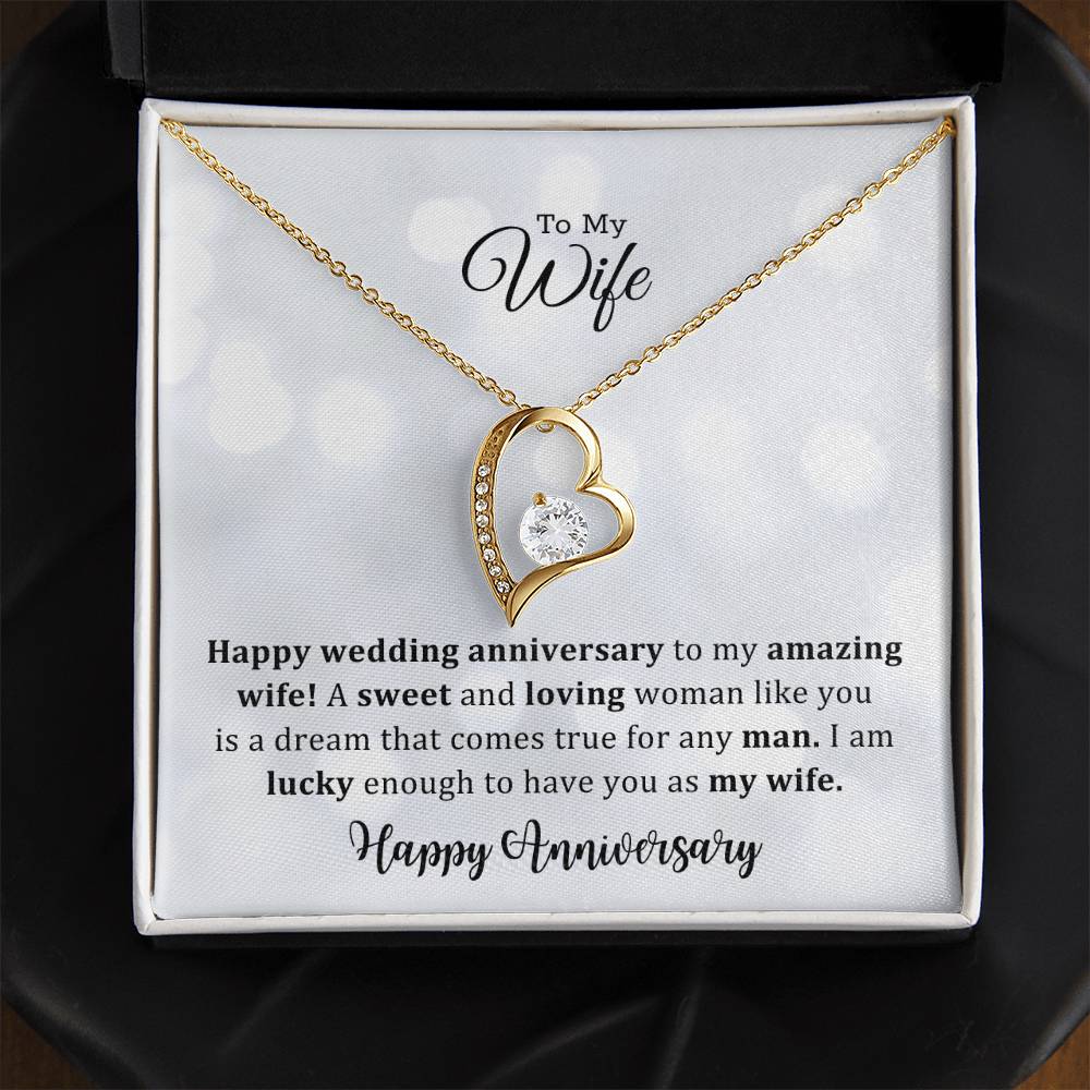 Wife Gifts - Happy wedding anniversary to my amazing wife!