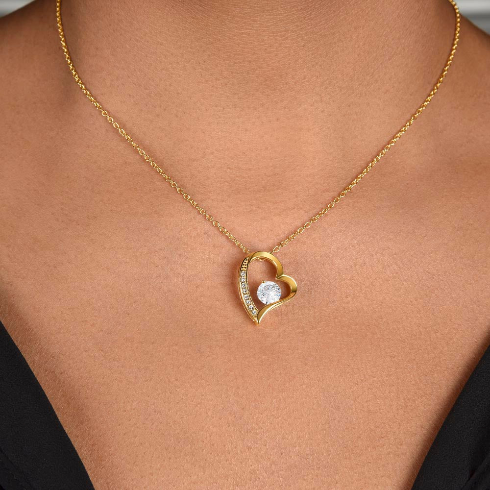 Christmas Gifts, To Daughter, Forever Love Necklace, You Are Braver Than You Believe, Stronger Than You Seem