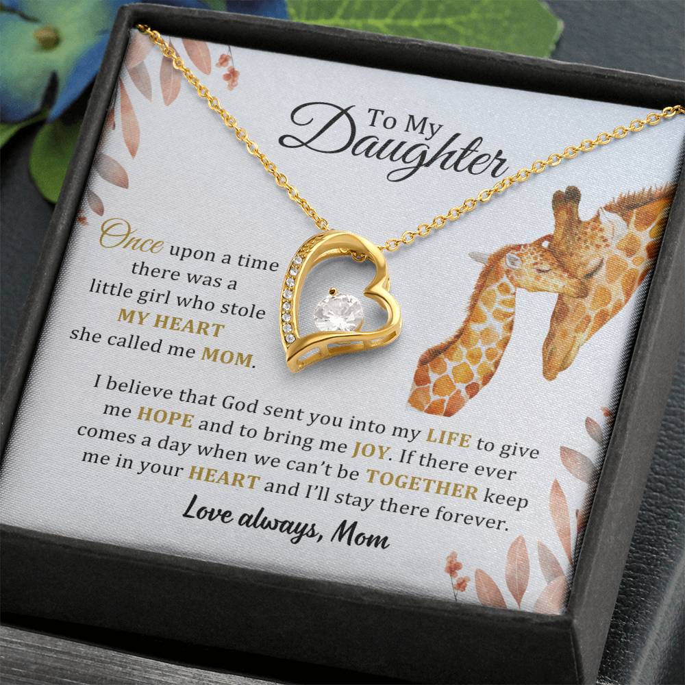 005 - TO DAUGHTER FROM MOM - FOREVER LOVE NECKLACE