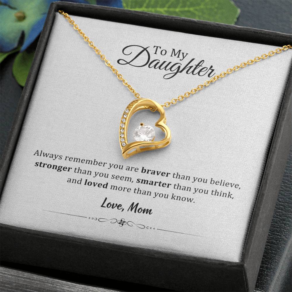 004 - TO DAUGHTER FROM MOM - FOREVER LOVE NECKLACE
