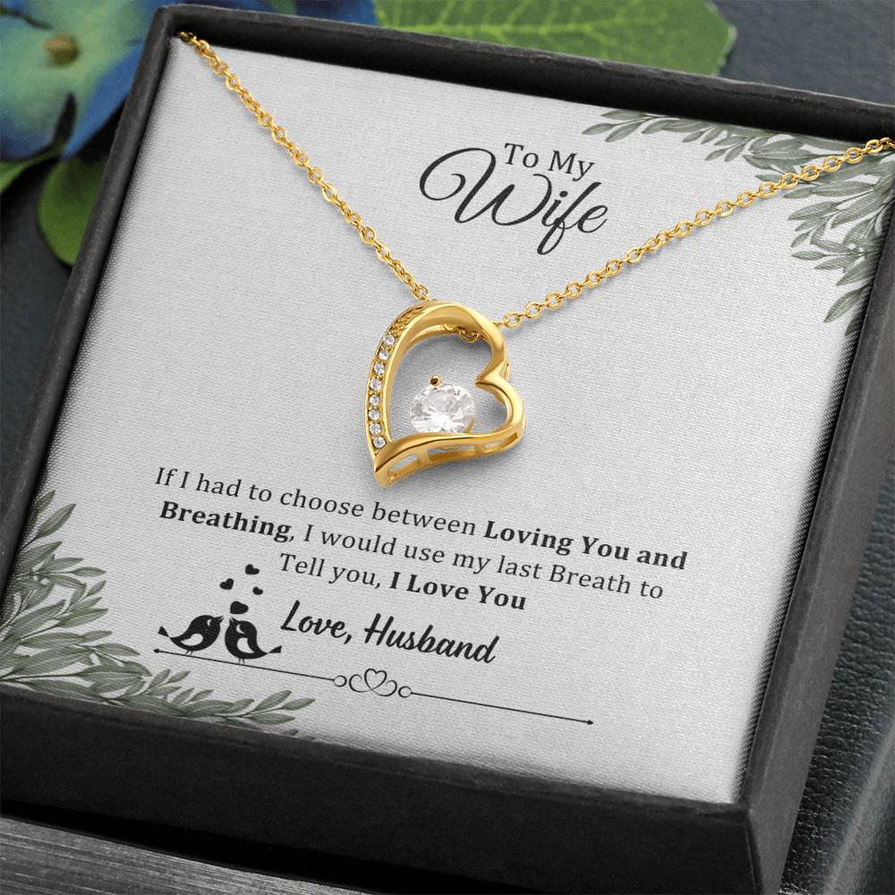 006 - TO WIFE FROM HUSBAND - FOREVER LOVE NECKLACE