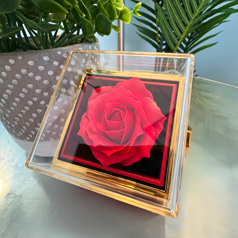 Love Knot, Rotating Rose Gift Box, To Mom, A Rose For Your Endless Warmth