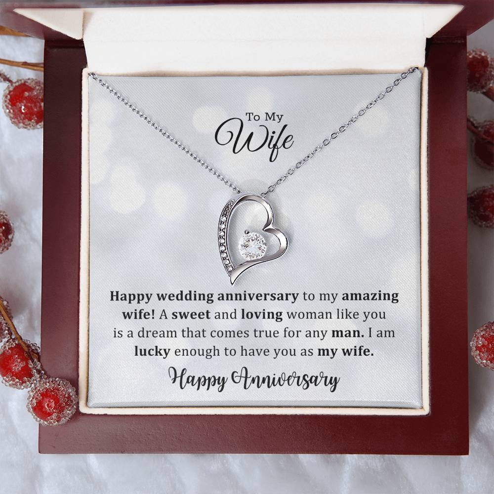 Wife Gifts - Happy wedding anniversary to my amazing wife!