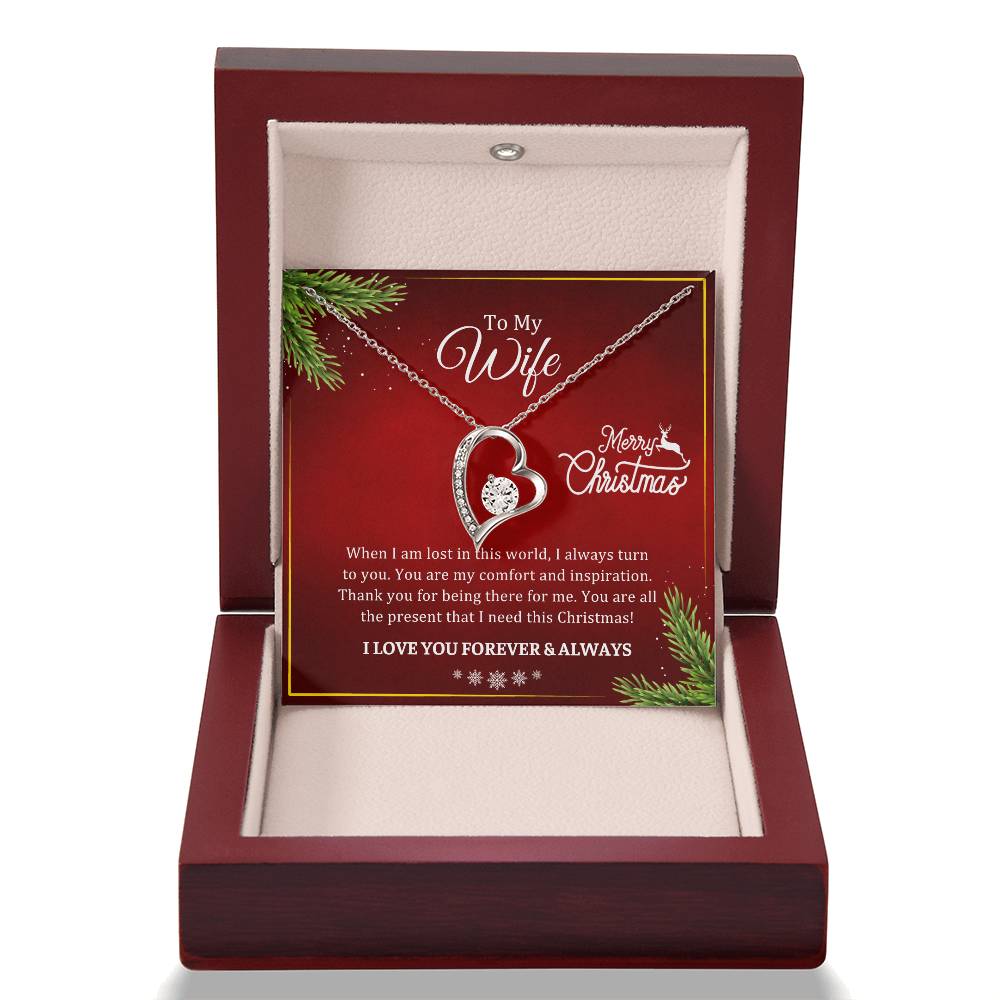 CHRISTMAS 002 - TO WIFE FROM HUSBAND - FOREVER LOVE NECKLACE