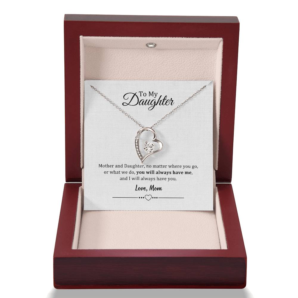 002 - TO DAUGHTER FROM MOM - FOREVER LOVE NECKLACE