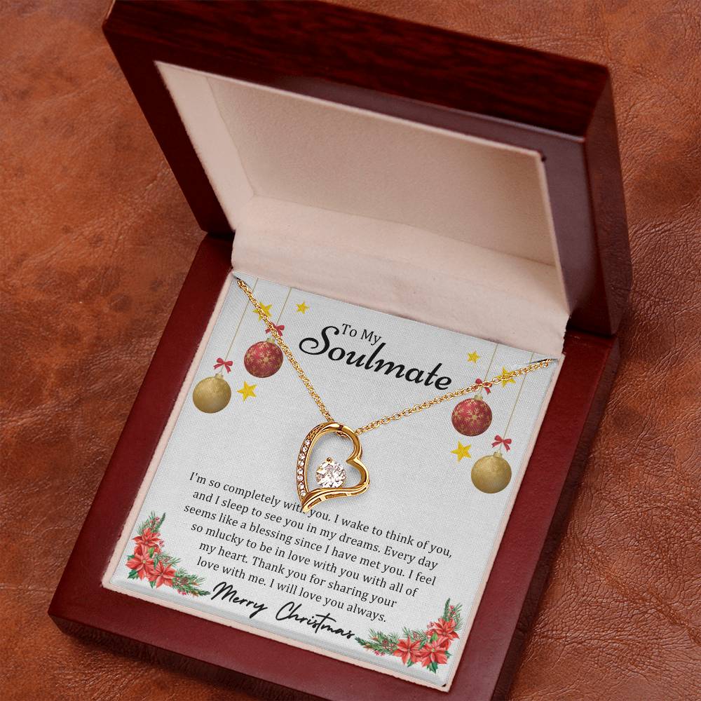 To Soulmate, Christmas Gifts, I'm So Completely With You, Forever Love Necklace