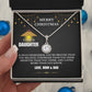 Christmas Gifts, To Daughter, Eternal Hope Necklace, You Are Braver Than You Believe, Stronger Than You Seem