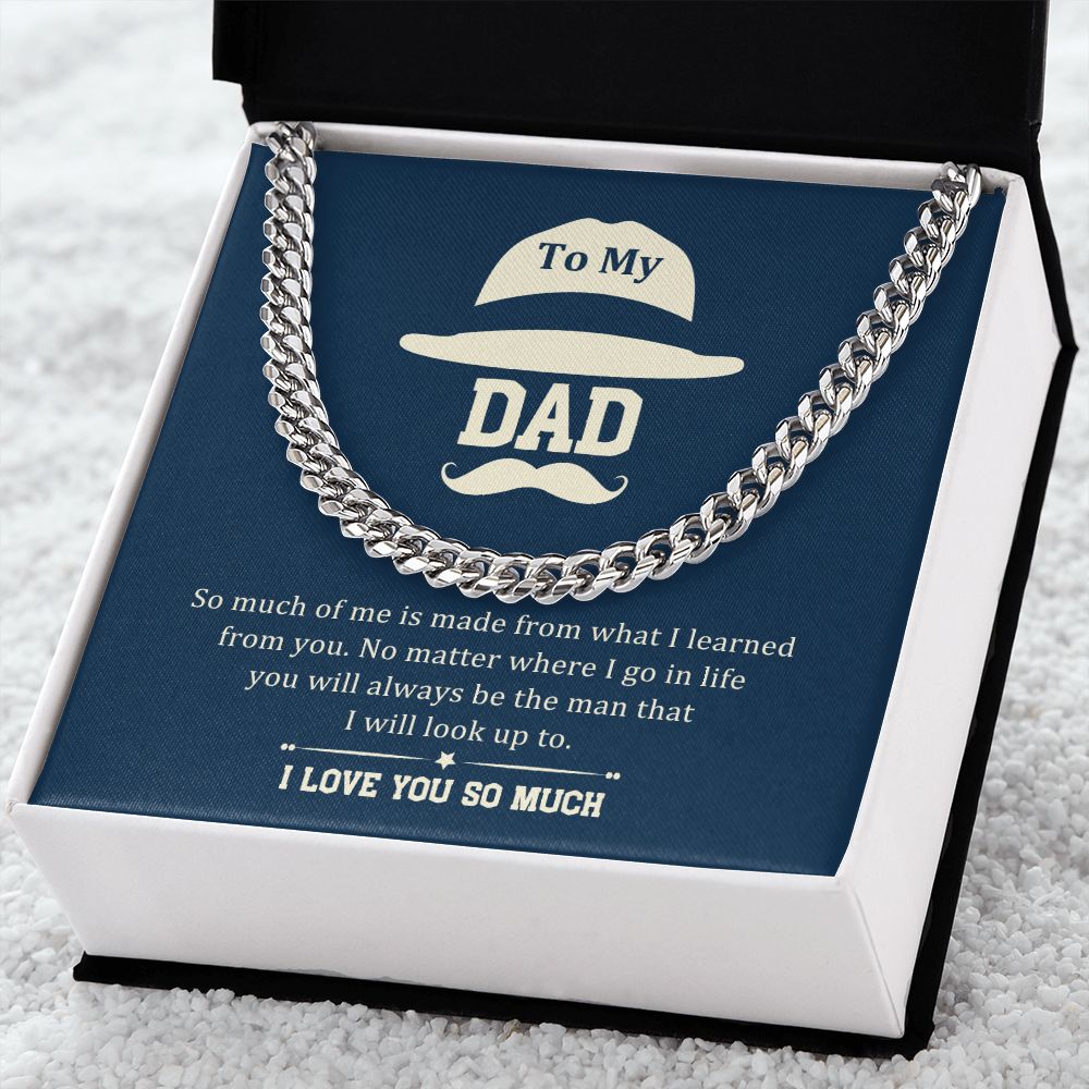 Dad Gifts - So much of me is made from what I learned from you