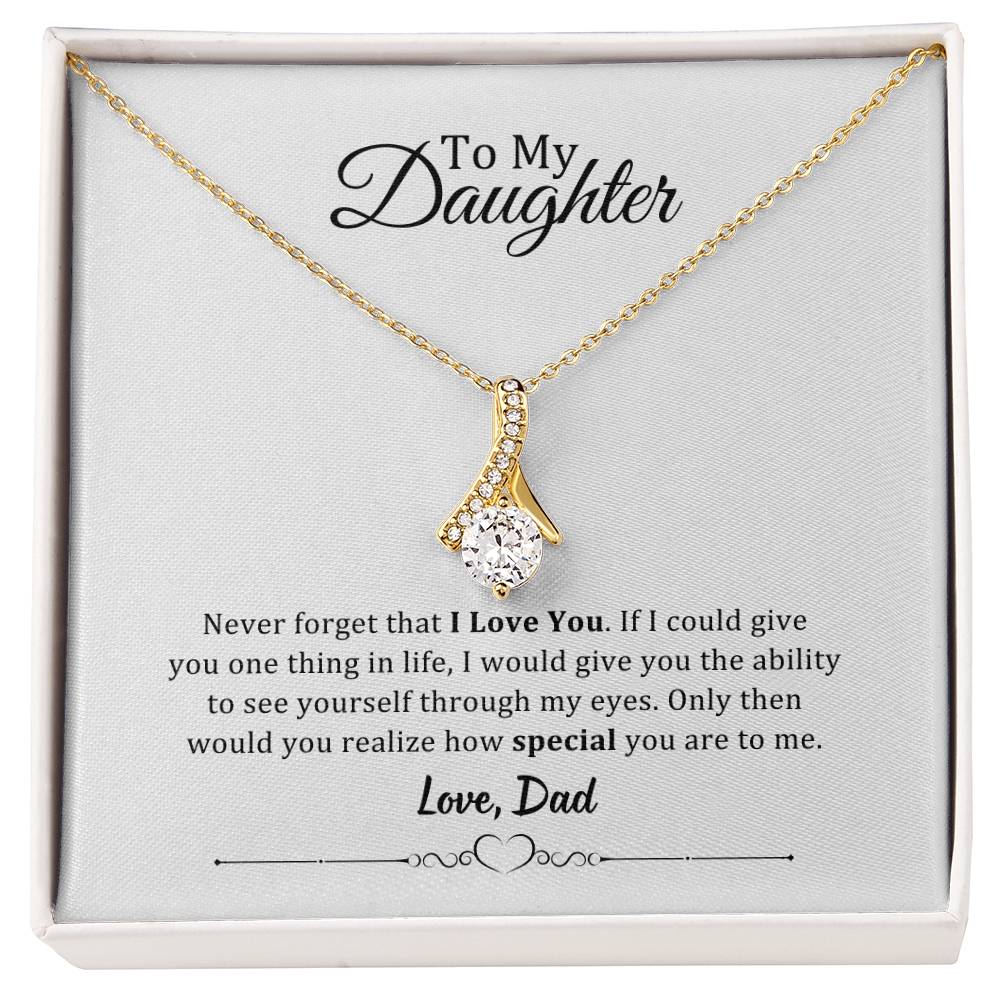 001 - TO DAUGHTER FROM DAD - ALLURING BEAUTY NECKLACE