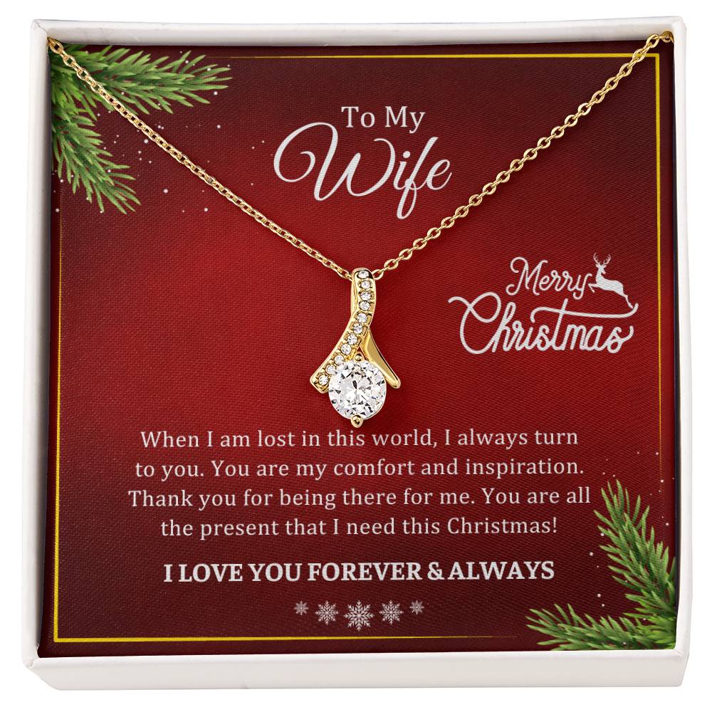 CHRISTMAS 002 - TO WIFE FROM HUSBAND - ALLURING BEAUTY NECKLACE