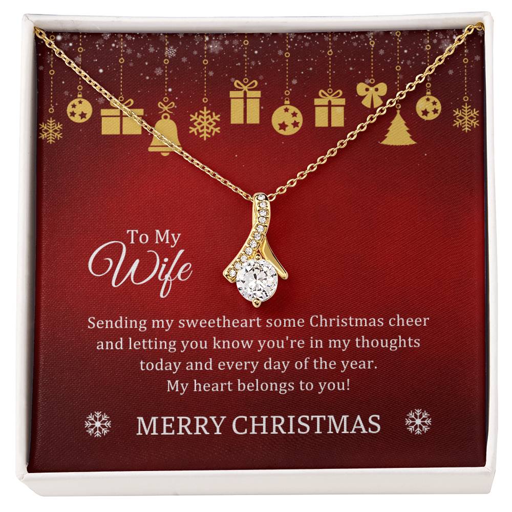 CHRISTMAS 001 - TO WIFE FROM HUSBAND - ALLURING BEAUTY NECKLACE