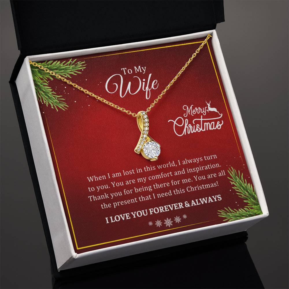 CHRISTMAS 002 - TO WIFE FROM HUSBAND - ALLURING BEAUTY NECKLACE