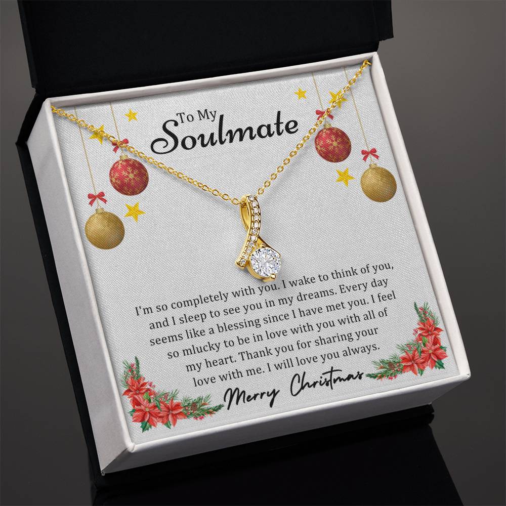 To Soulmate, Christmas Gifts, I'm So Completely With You, Alluring Beauty Necklace