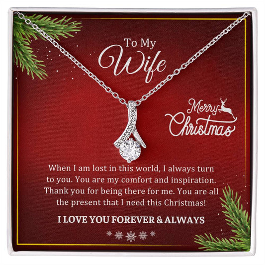 CHRISTMAS 002 - TO WIFE FROM HUSBAND - ALLURING BEAUTY NECKLACE