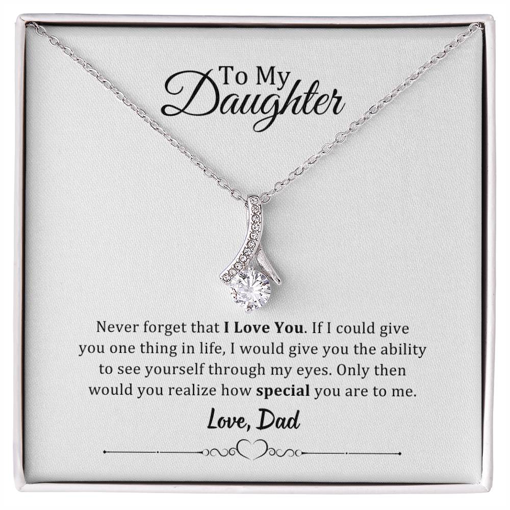 001 - TO DAUGHTER FROM DAD - ALLURING BEAUTY NECKLACE