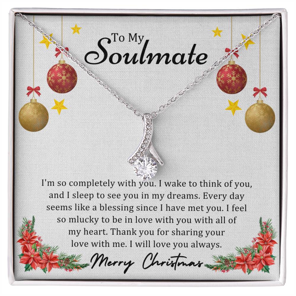 To Soulmate, Christmas Gifts, I'm So Completely With You, Alluring Beauty Necklace