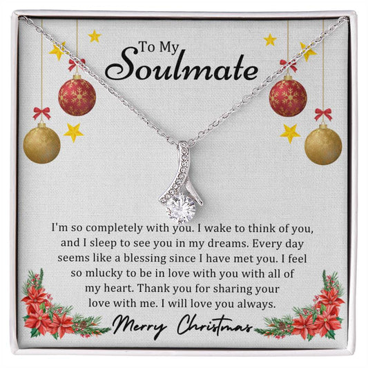 To Soulmate, Christmas Gifts, I'm So Completely With You, Alluring Beauty Necklace