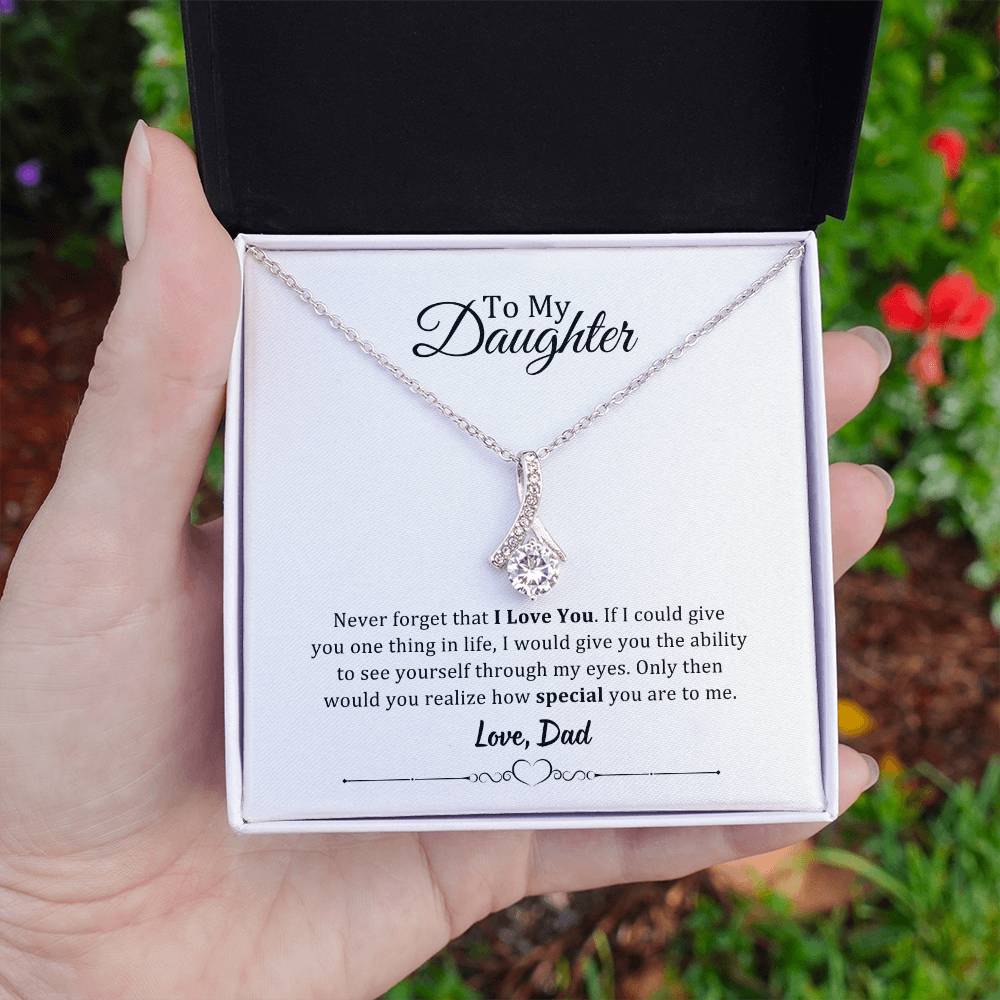 001 - TO DAUGHTER FROM DAD - ALLURING BEAUTY NECKLACE