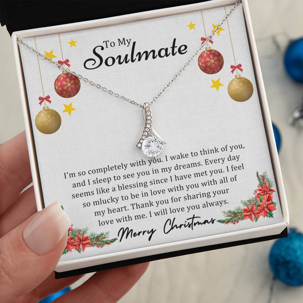 To Soulmate, Christmas Gifts, I'm So Completely With You, Alluring Beauty Necklace