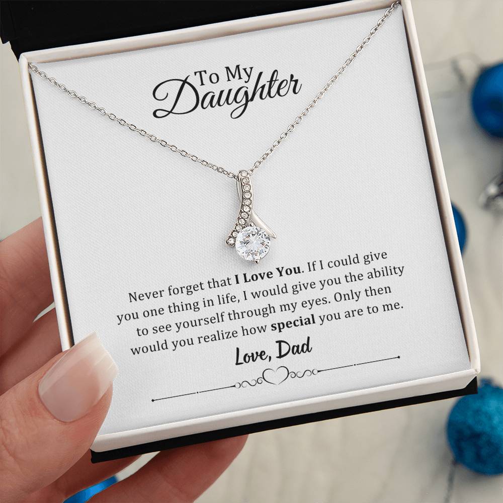 001 - TO DAUGHTER FROM DAD - ALLURING BEAUTY NECKLACE