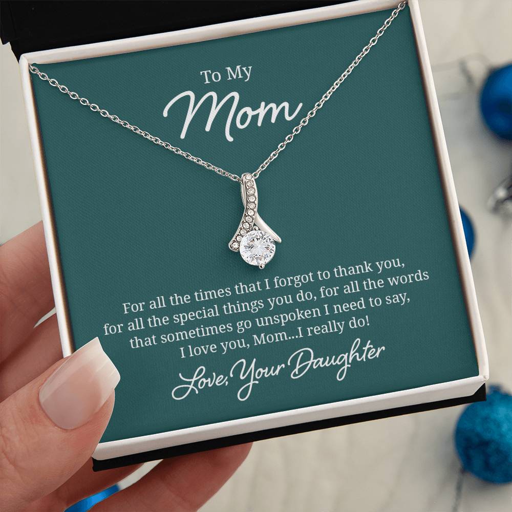 018 - TO MOM FROM DAUGHTER - ALLURING BEAUTY NECKLACE