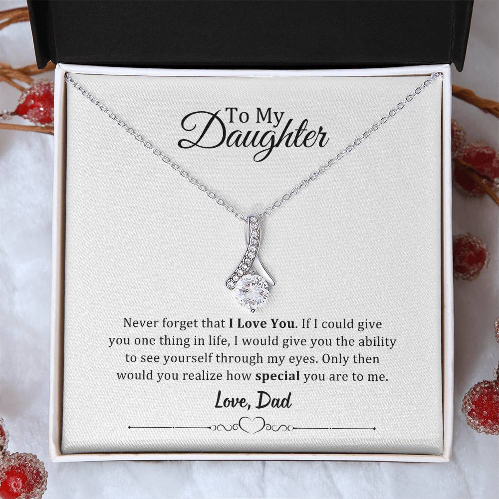 001 - TO DAUGHTER FROM DAD - ALLURING BEAUTY NECKLACE