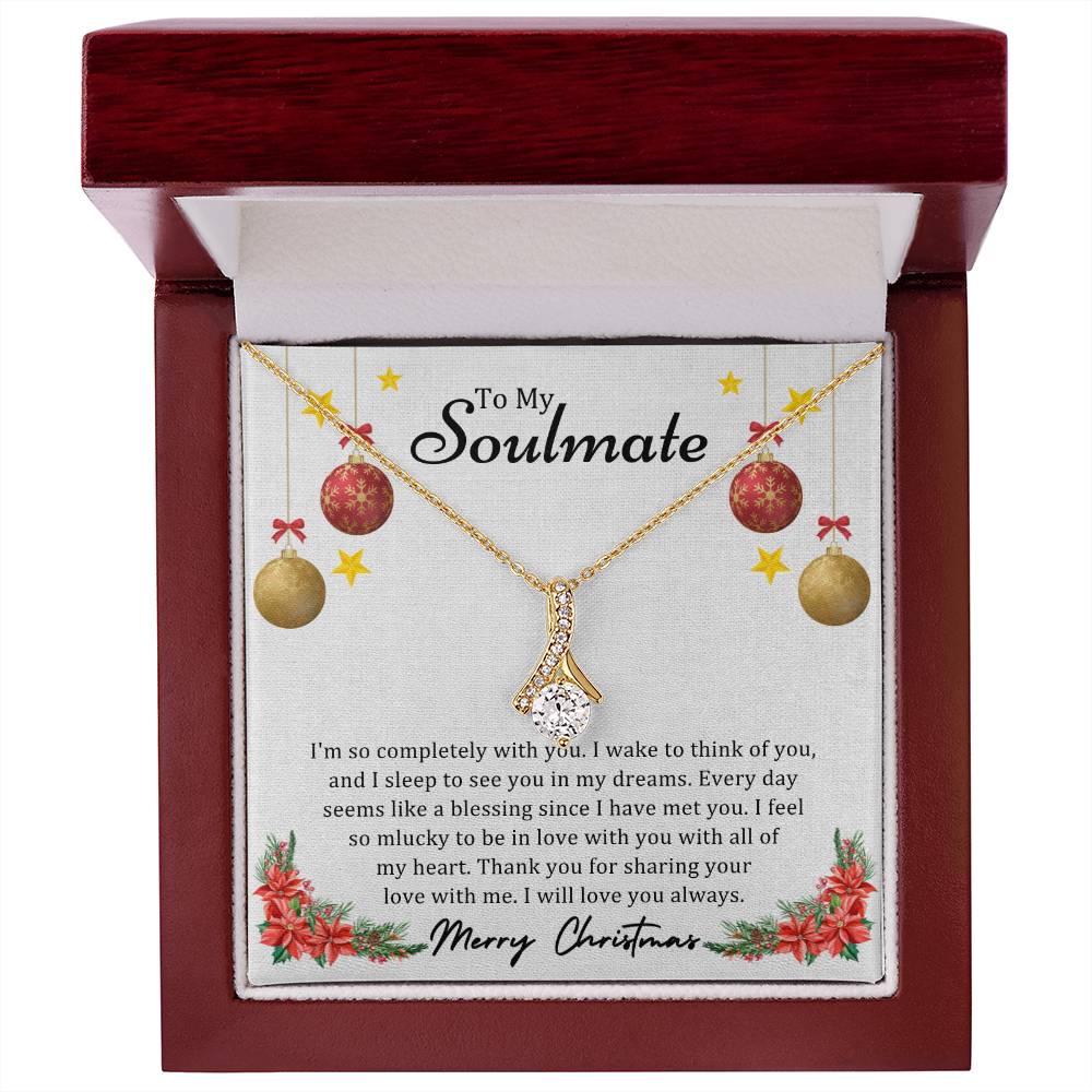 To Soulmate, Christmas Gifts, I'm So Completely With You, Alluring Beauty Necklace